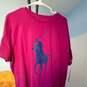 Polo ralph Lauren mens pink T shirt